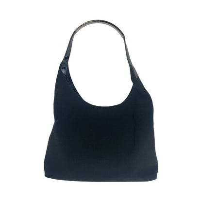 Gucci Shoulder Bag 001 3297 Canvas Black Silvermetal Hobo