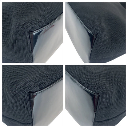 Gucci Shoulder Bag 001 3297 Canvas Black Silvermetal Hobo