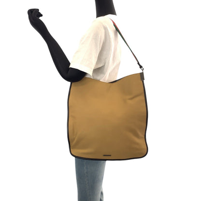 Gucci Shoulder Bag 001 4306 Canvas Beige Sherry Line