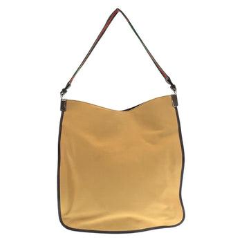 Gucci Shoulder Bag 001 4306 Canvas Beige Sherry Line