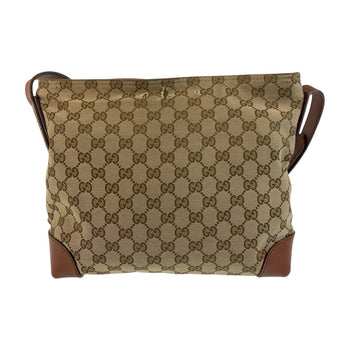 Gucci Shoulder Bag 337598 Gg Canvas Beige Brown