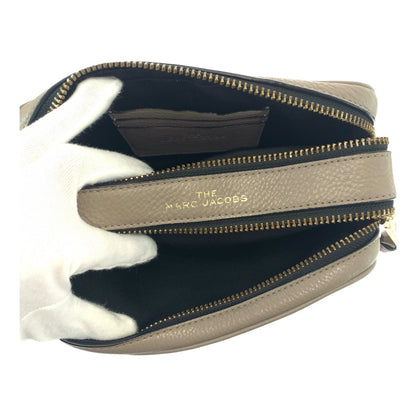 Marc By Marc Jacobs Shoulder Bag F Se 2250 Leather Beige Black Gold Metal