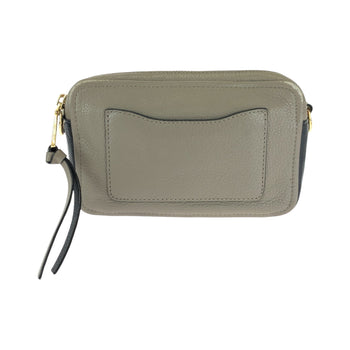 Marc By Marc Jacobs Shoulder Bag F Se 2250 Leather Beige Black Gold Metal