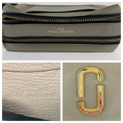 Marc By Marc Jacobs Shoulder Bag F Se 2250 Leather Beige Black Gold Metal