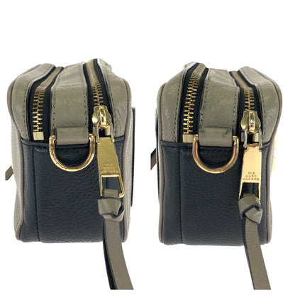 Marc By Marc Jacobs Shoulder Bag F Se 2250 Leather Beige Black Gold Metal