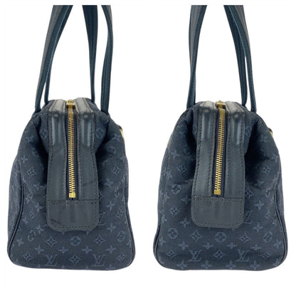 Louis Vuitton Handbag M92414 Canvas Navy Gold Metal Monogram Mini Josephine Pn