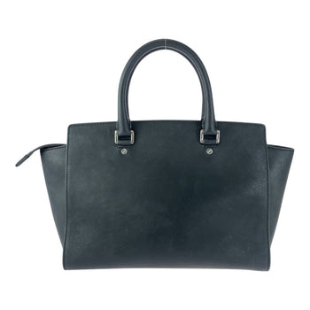 Michael Kors Tote Bag Ey1508 Leather Black Silvermetal Selma