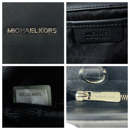 Michael Kors Tote Bag Ey1508 Leather Black Silvermetal Selma
