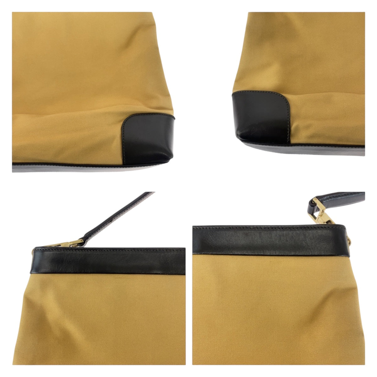 Gucci Shoulder Bag 001 4231 Canvas Beige Red Green Silvermetal Sherry Line