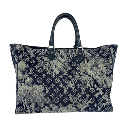 Louis Vuitton Tote Bag M57284 Monogram Canvas Blue Monogram Tapestry Grand Sac