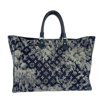 Louis Vuitton Tote Bag M57284 Monogram Canvas Blue Monogram Tapestry Grand Sac