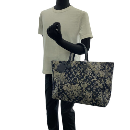 Louis Vuitton Tote Bag M57284 Monogram Canvas Blue Monogram Tapestry Grand Sac