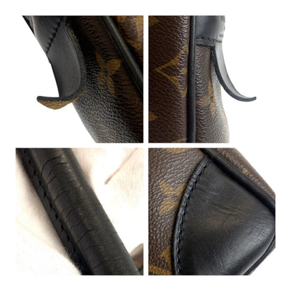 Louis Vuitton Business Bag M40225 Pvc Brown Black Silvermetal Monogram Macasa Port Documan Voyajaj