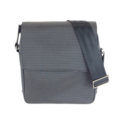 Dunhill Shoulder Bag Canvas Black Gunmetal Aboriginals