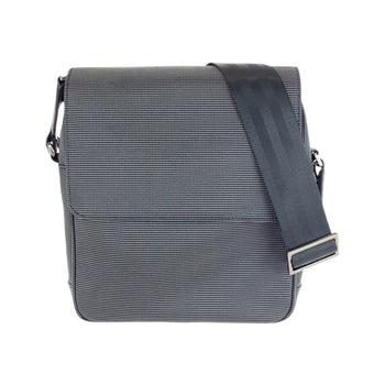 Dunhill Shoulder Bag Canvas Black Gunmetal Aboriginals