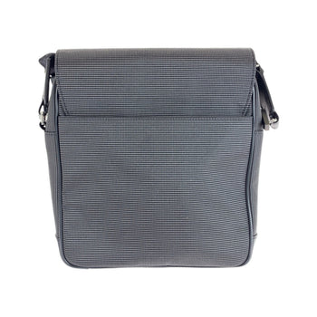 Dunhill Shoulder Bag Canvas Black Gunmetal Aboriginals