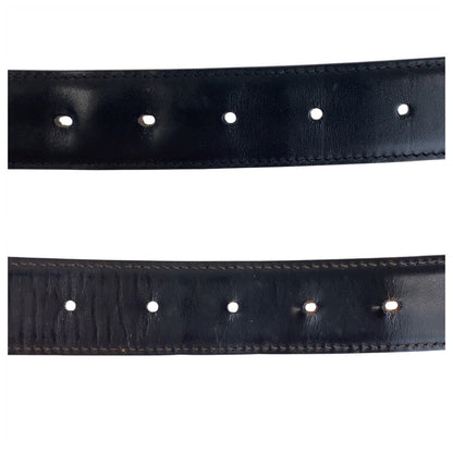 Gucci Belt 036 2194 1108 Leather Black G Logo No Size (See Description)