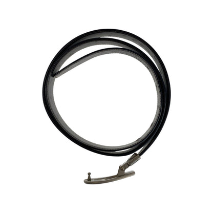 Gucci Belt 036 2194 1108 Leather Black G Logo No Size (See Description)