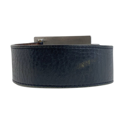 Louis Vuitton Belt M6812 Leather Black Santur Jeans Belt 38