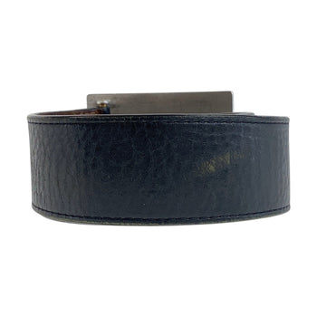 Louis Vuitton Belt M6812 Leather Black Santur Jeans Belt 38
