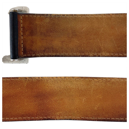 Louis Vuitton Belt M6812 Leather Black Santur Jeans Belt 38