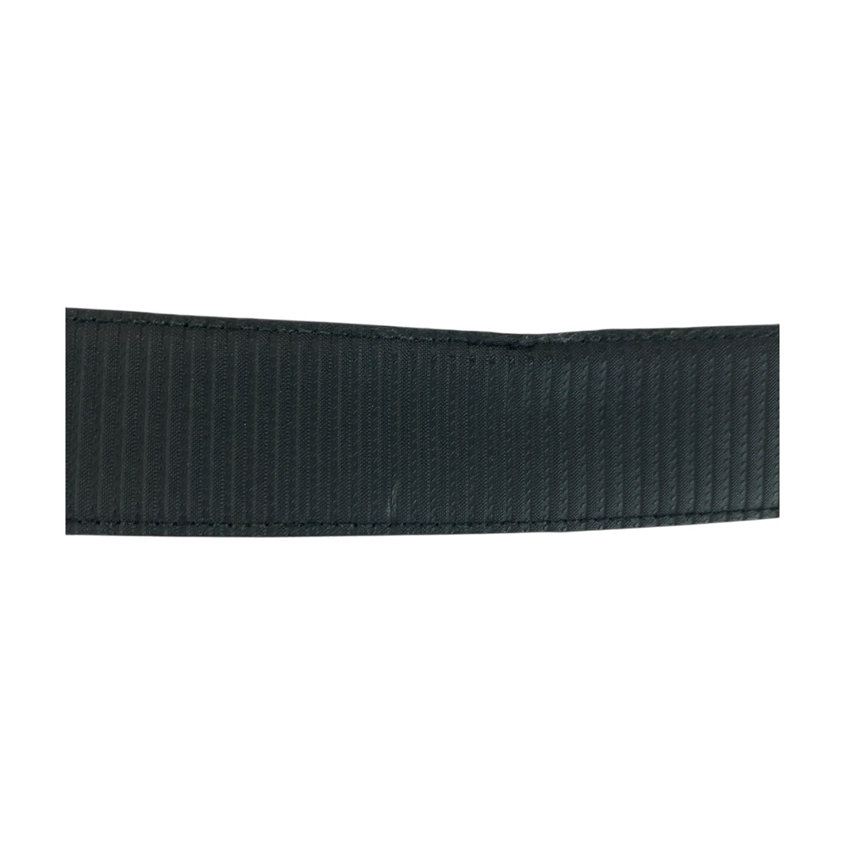 Bvlgari Belt Leather Black Circle Logo 42