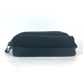 Dior Pouch Canvas / Leather Black Logo Unisex(Unisex)
