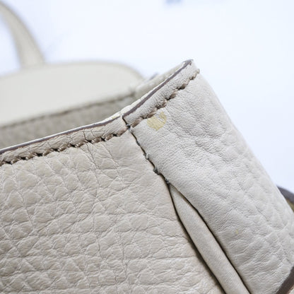 Todfs Handbag Leather Beige Women
