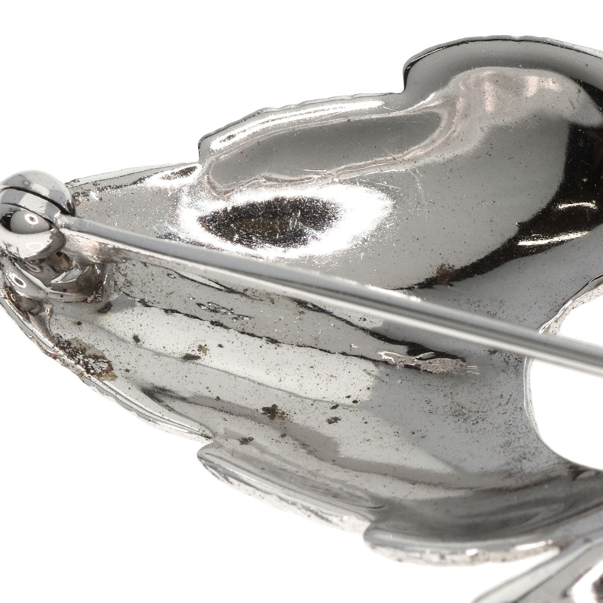 Mikimoto Brooch Sv Silver Pearl Women
