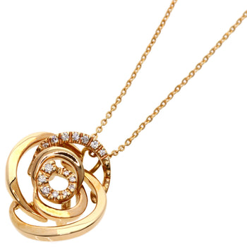Damiani Necklace 18K Pink Gold Gold Ros Rose Diamond