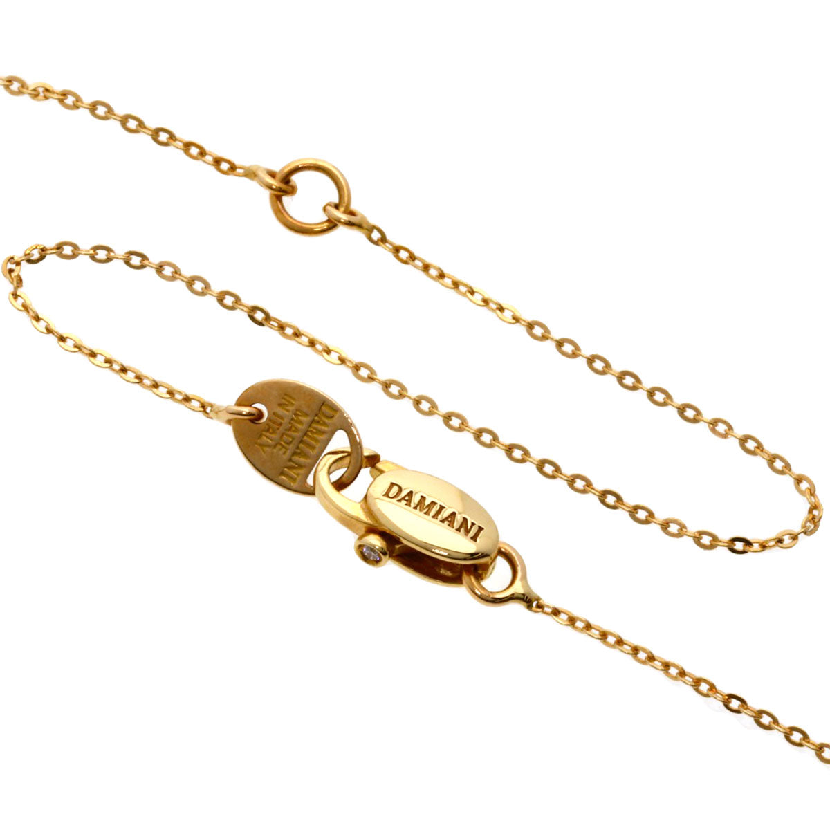 Damiani Necklace 18K Pink Gold Gold Ros Rose Diamond