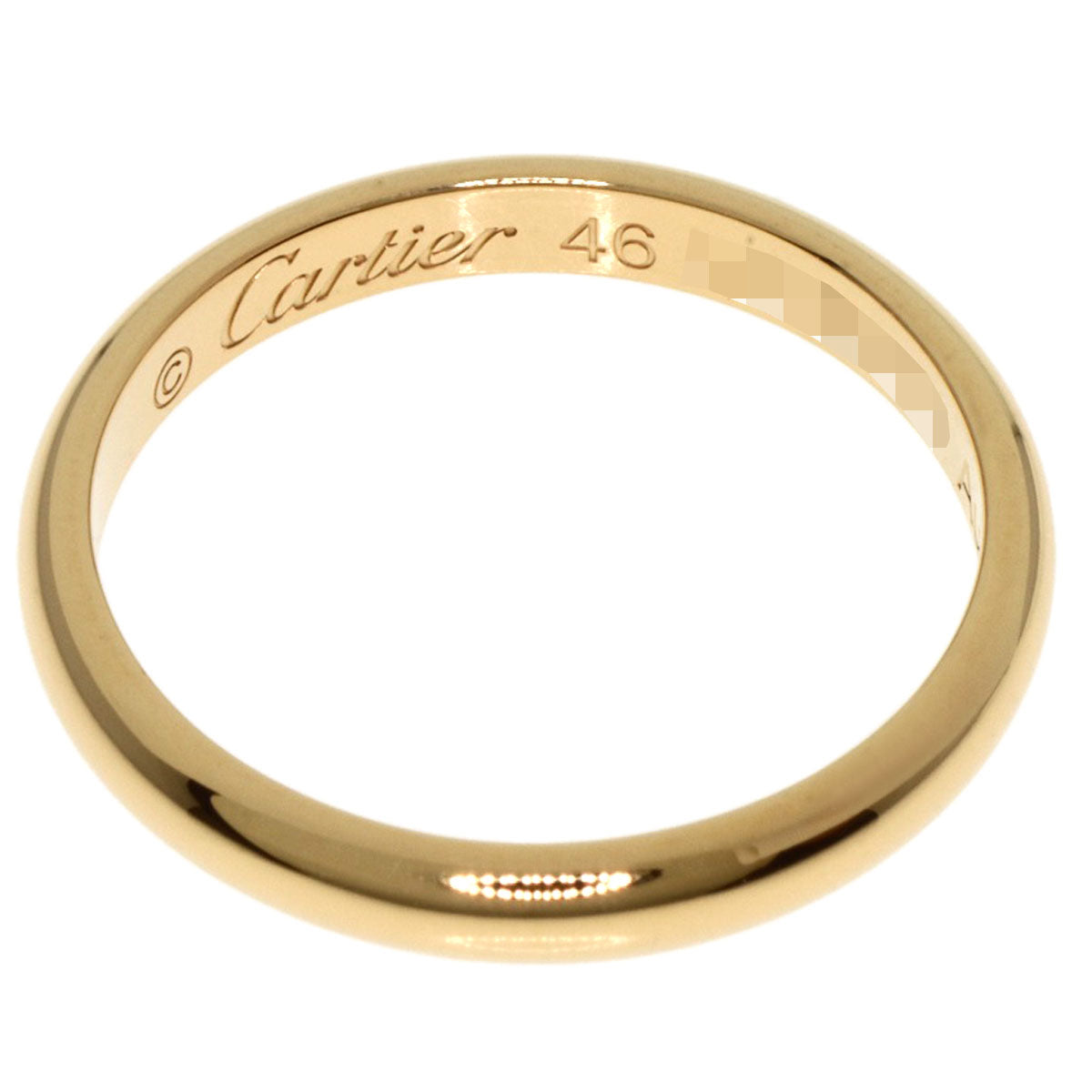 Cartier Ring 18K Yellow Gold Gold Classic Wedding #46