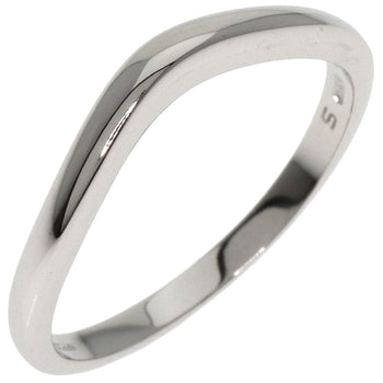 Bvlgari Ring Pt950 Silver Corona Curve