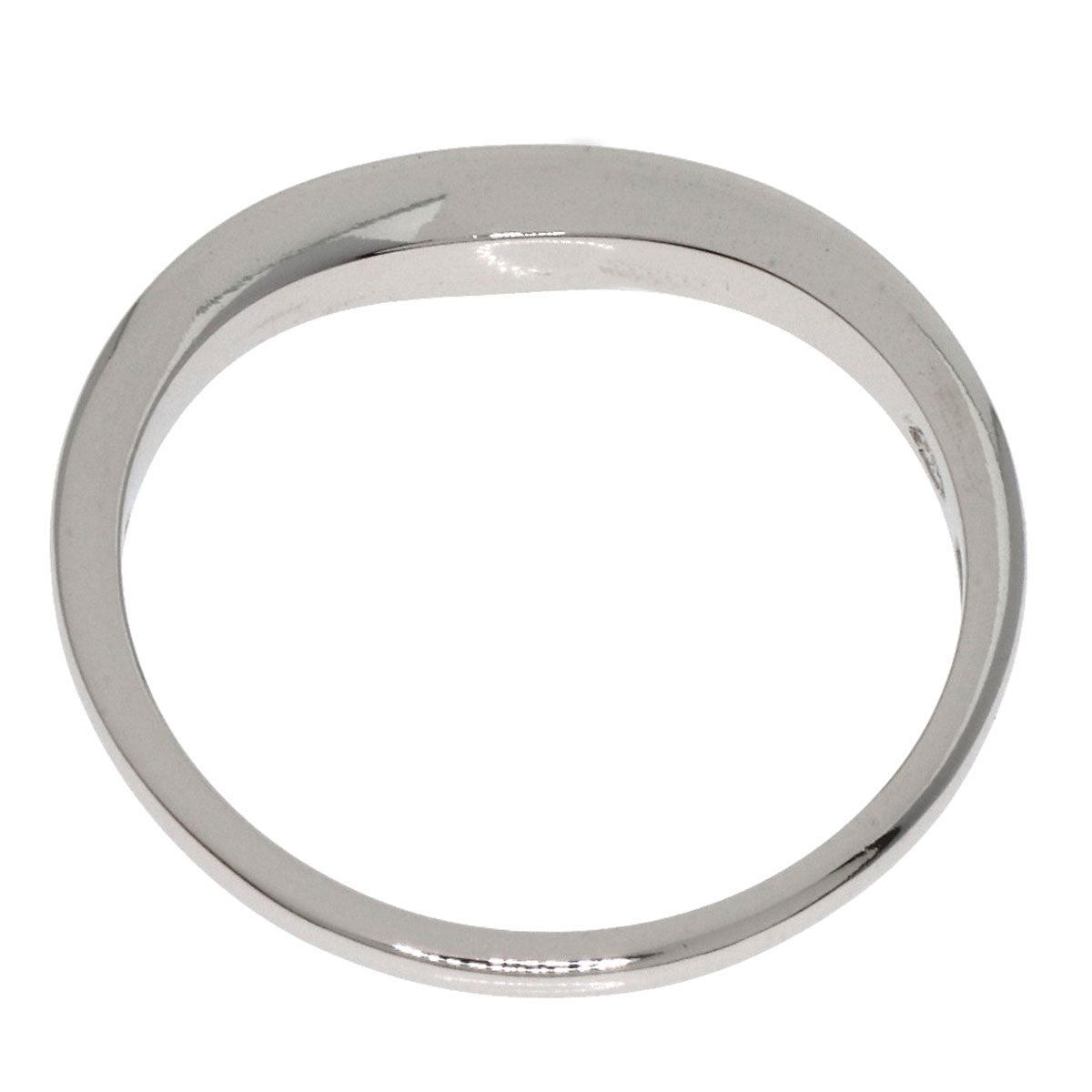 Bvlgari Ring Pt950 Silver Corona Curve
