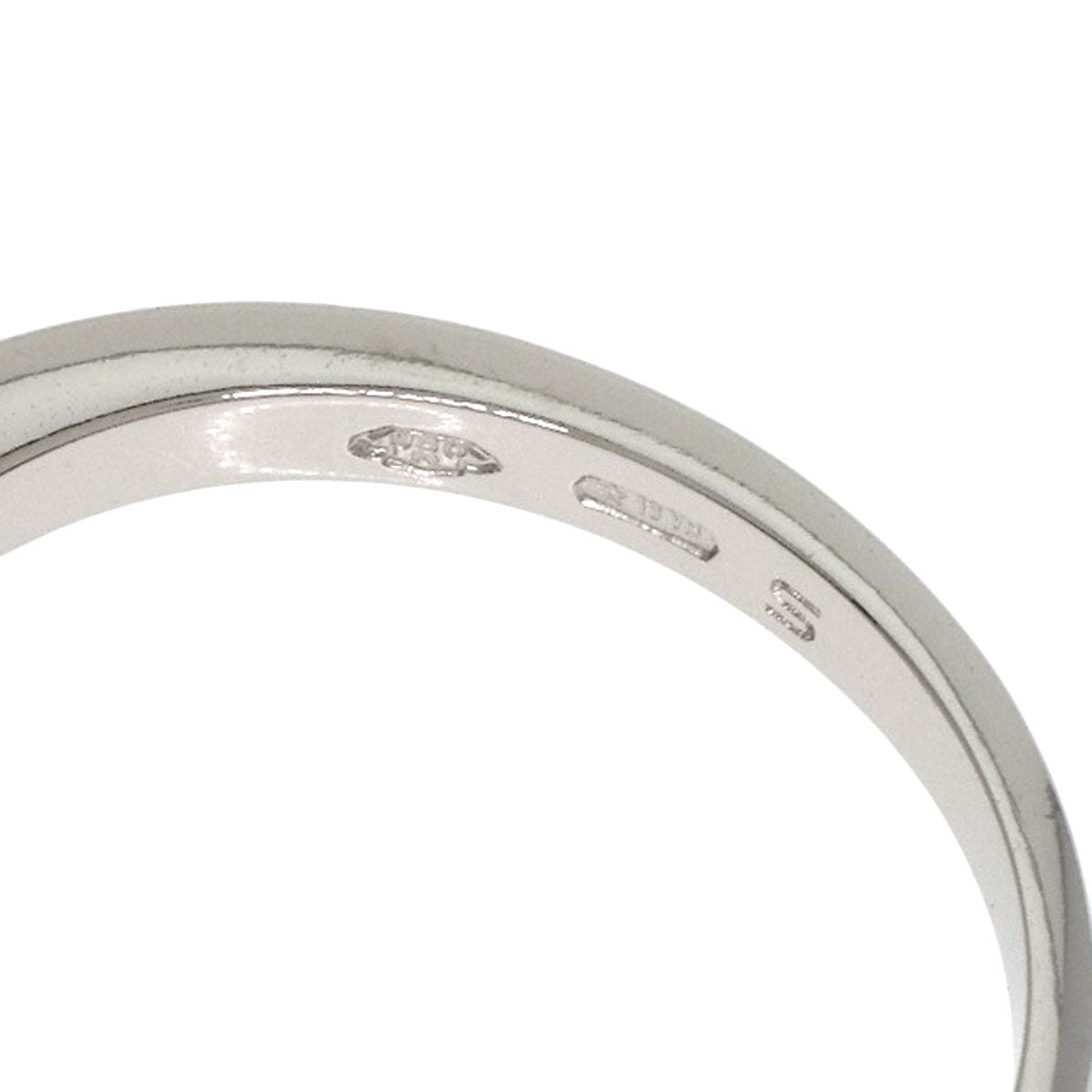 Bvlgari Ring Pt950 Silver Corona Curve