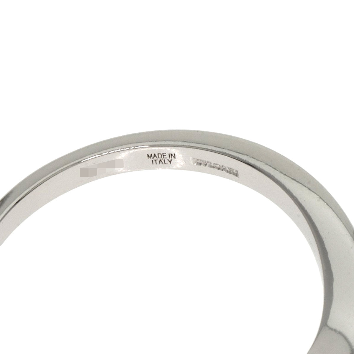 Bvlgari Ring Pt950 Silver Corona Curve