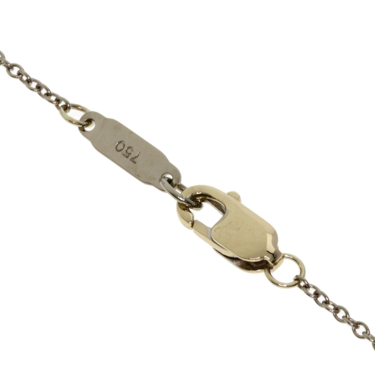 Tiffany&Co. Necklace K18Wg , K18Yg Gold Multi Heart Drop Women