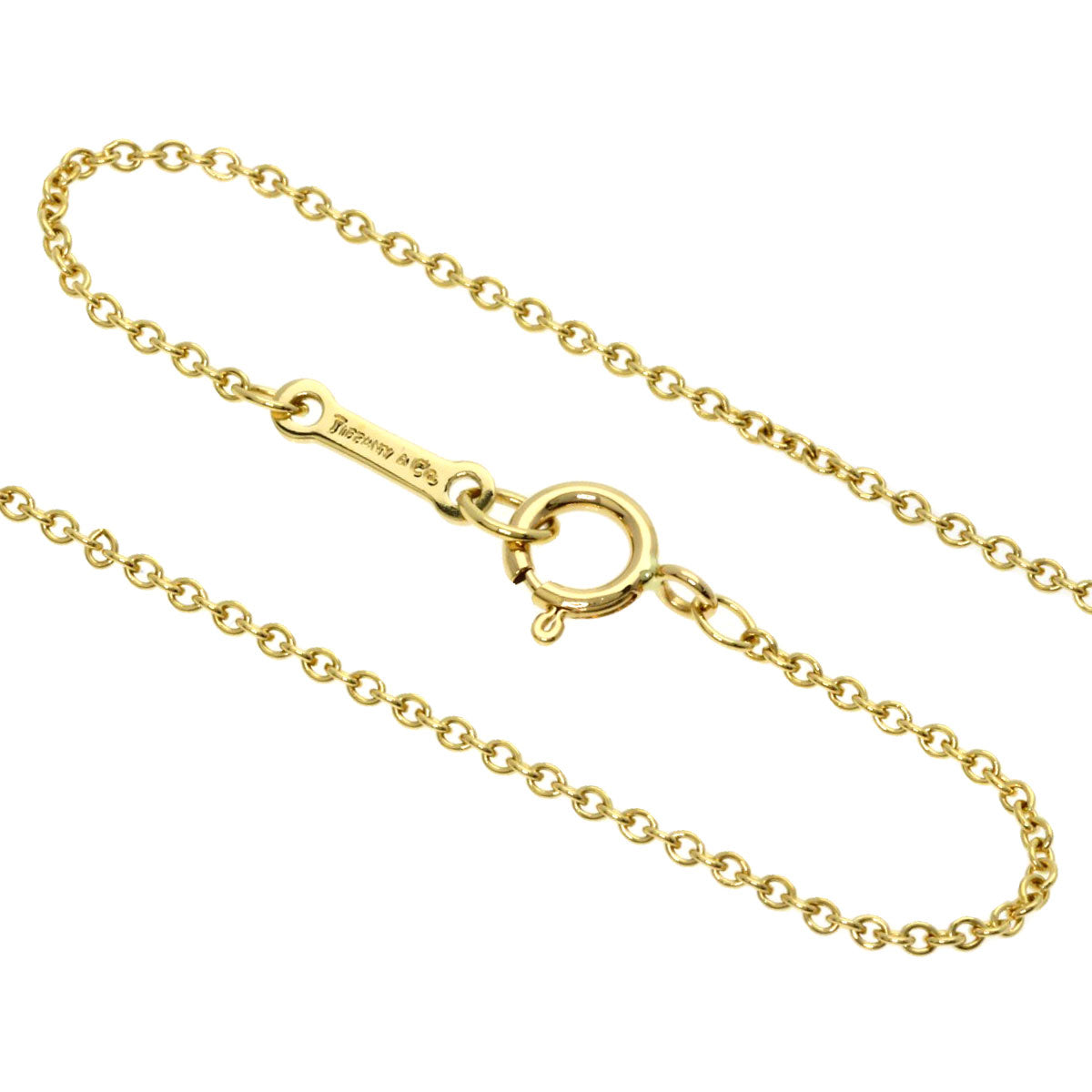 Tiffany&Co. Necklace 18K Yellow Gold Gold Open Heart