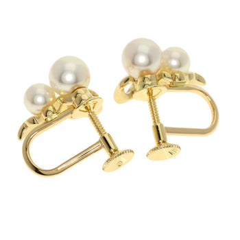 Mikimoto Earring 18K Yellow Gold Gold Pearl