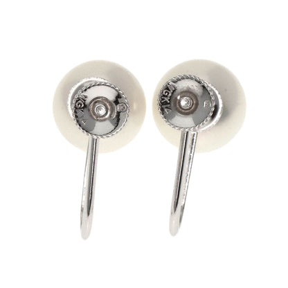 Mikimoto Earring K14Wg Silver Pearl Women