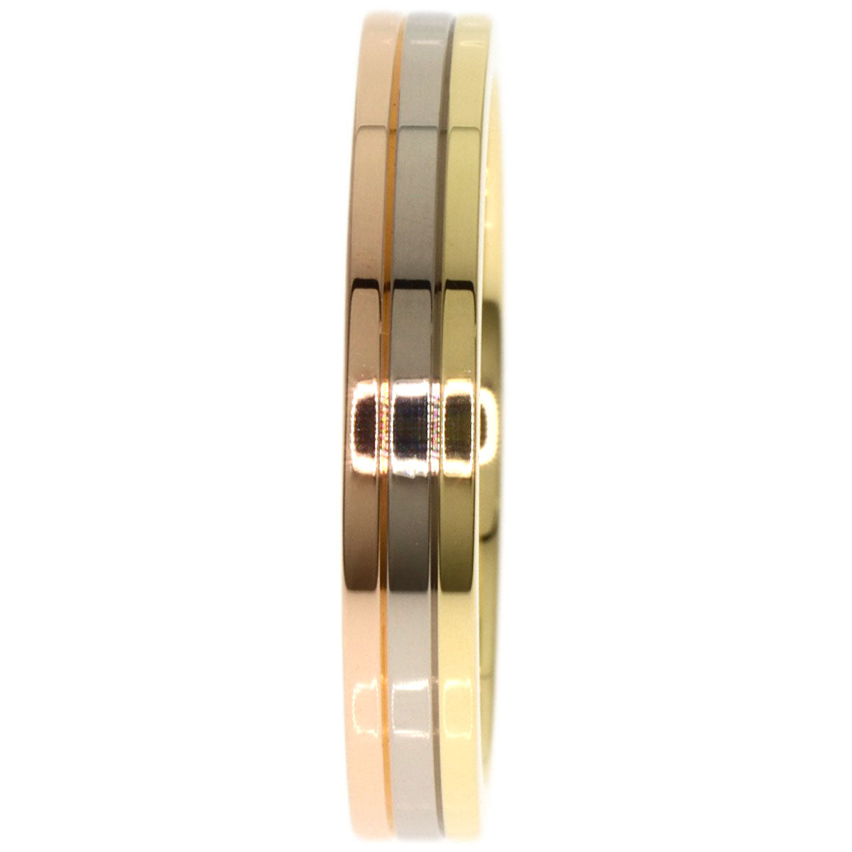 Cartier Ring 18K Yellow Gold Gold Three Colors # 58