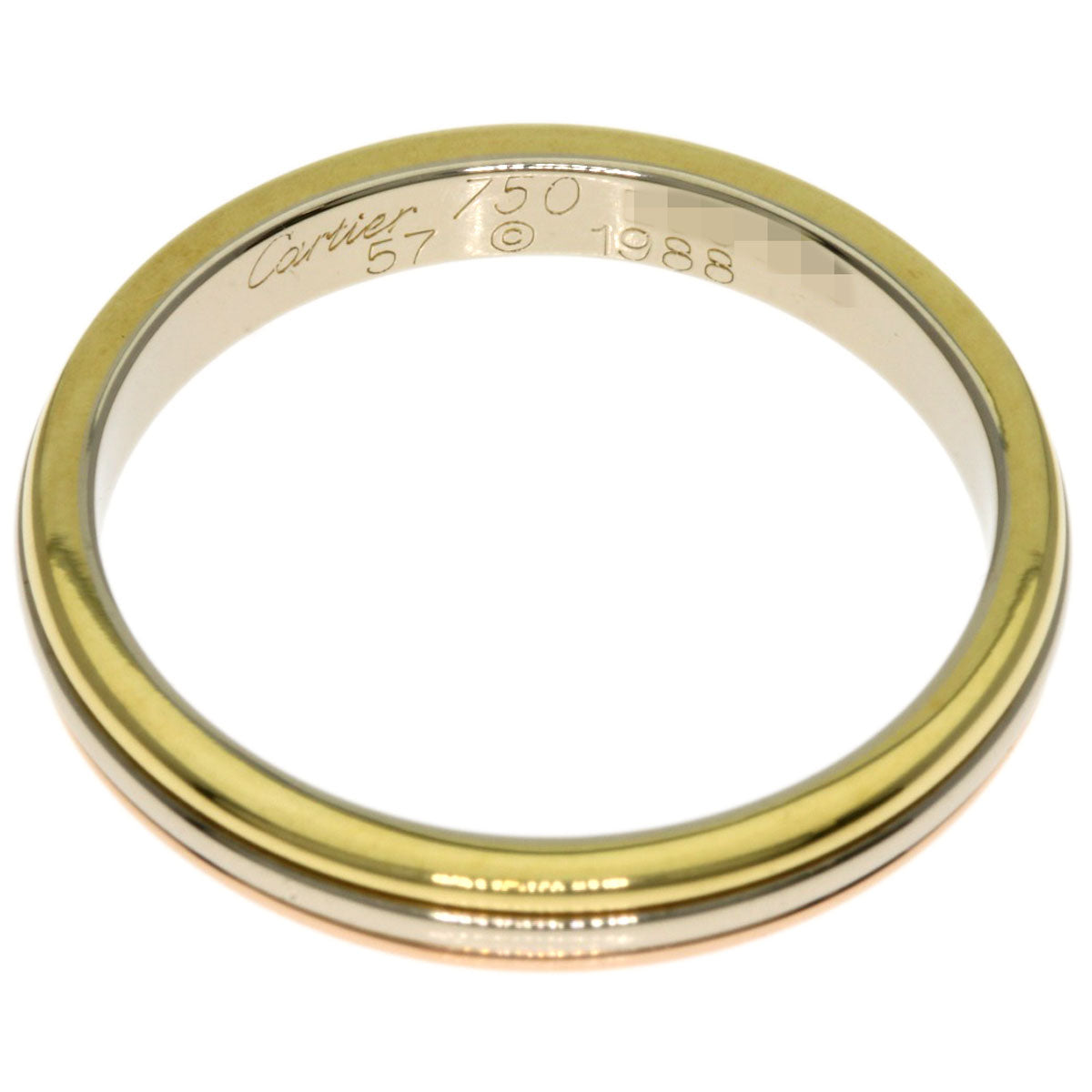 Cartier Ring K18Yg , K18Pg , K18Wg Gold Three Color #57 Women