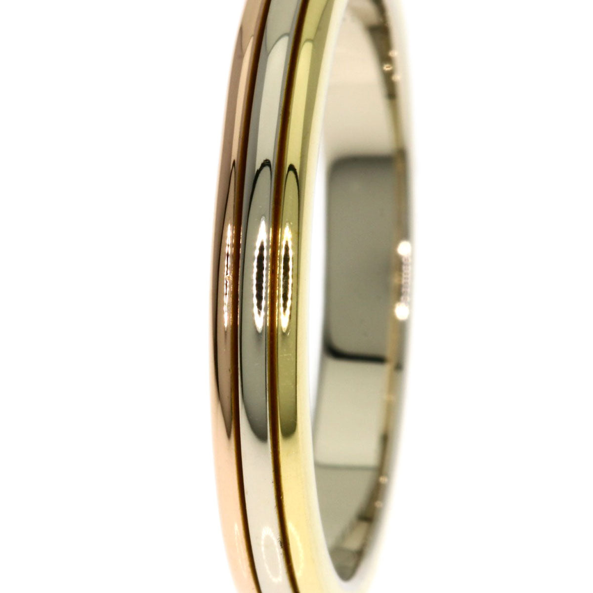 Cartier Ring K18Yg , K18Pg , K18Wg Gold Three Color #57 Women