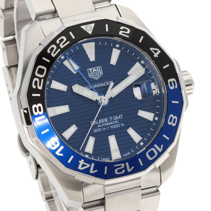 Tag Heuer Watches Mechanical Automatic Way201T-0 Stainless Steel Silver Aqua Racer Caliber 7 Blue