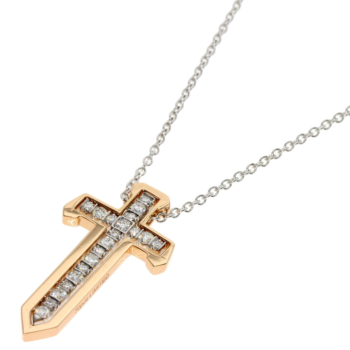 Damiani Necklace K18Wg Gold Spada Yoshida Special Model 2023 Women
