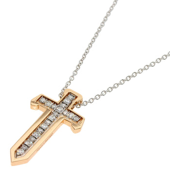 Damiani Necklace K18Wg Gold Spada Yoshida Special Model 2023 Women