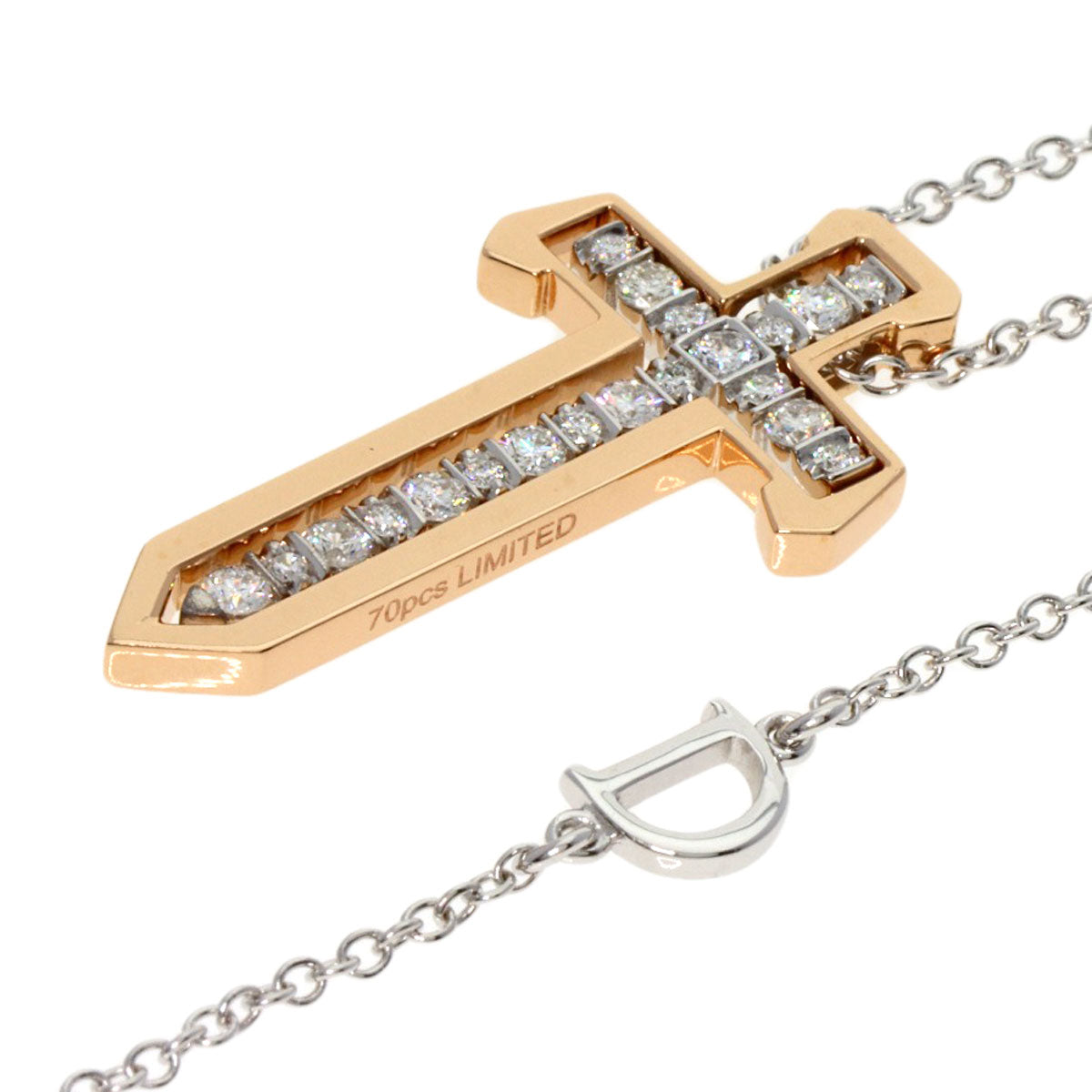Damiani Necklace K18Wg Gold Spada Yoshida Special Model 2023 Women