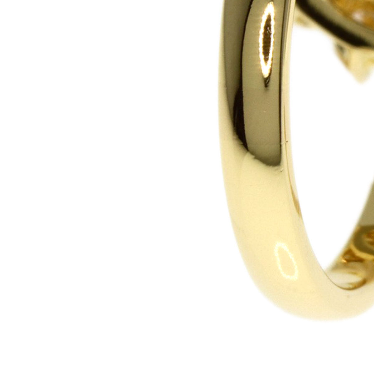 Queen Ring 18K Yellow Gold Gold Sapphire Diamond