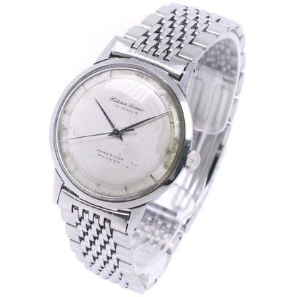 Citizen Watches Hand Winding H5140302 Stainless Steel White 17J Antique Homer Silver Dial Mens