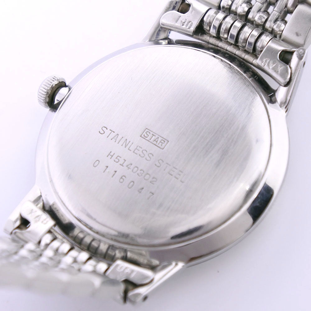 Citizen Watches Hand Winding H5140302 Stainless Steel White 17J Antique Homer Silver Dial Mens